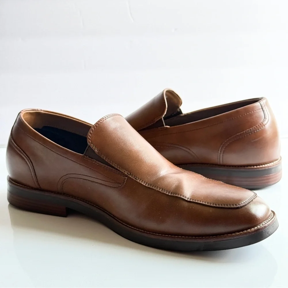 Dockers Men's Slip On Dress Oxfords Brown Size 11.5